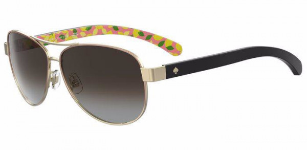 Kate Spade DALIA2/P/S Sunglasses, 0AU2 RED GOLD