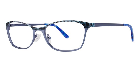 Genevieve DECADENT Eyeglasses, Matte Blue