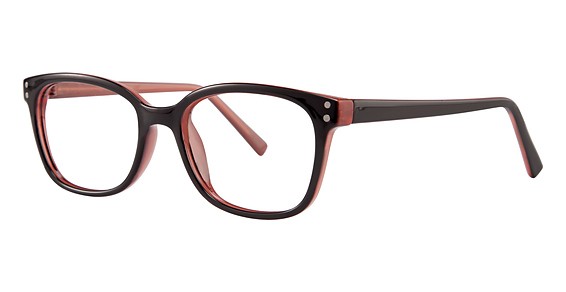 Modern Optical ADVICE Eyeglasses, Black/Mauve