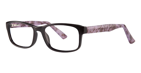 Modern Optical TANGLE Eyeglasses, Black/Lilac