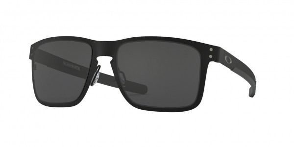Oakley OO4123 HOLBROOK METAL Sunglasses, 412304 HOLBROOK METAL MATTE BLACK JAD (BLACK)