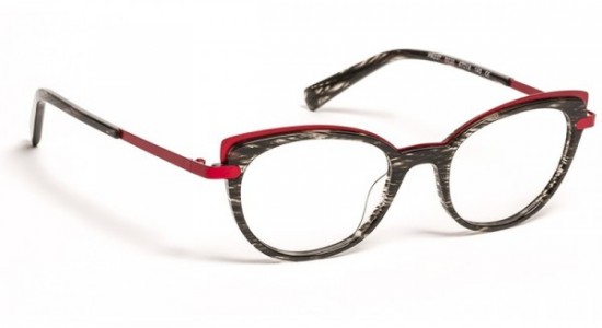 J.F. Rey PA037 Eyeglasses, PA037 9530 DEMI / RED (9530)