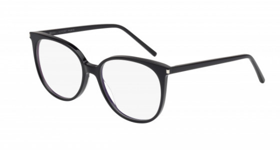 Saint Laurent SL 39 Eyeglasses, 006 - GREEN with TRANSPARENT lenses