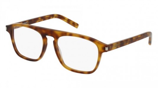 Saint Laurent SL 157 Eyeglasses, 005 - BEIGE with TRANSPARENT lenses