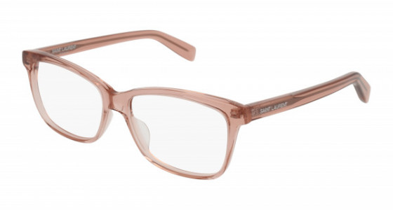 Saint Laurent SL 170 Eyeglasses, 004 - NUDE with TRANSPARENT lenses