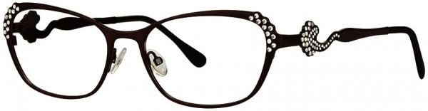 Caviar Caviar 1781 Eyeglasses, (16) Brown w/ Clear Crystals