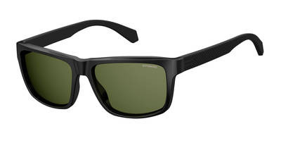Polaroid Core PLD 2058/S Sunglasses, 0003 MATTE BLACK