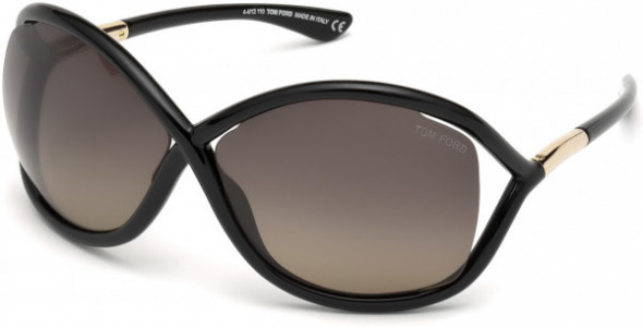 Tom Ford FT0009 WHITNEY Sunglasses, 0B5 - Shiny Grey / Shiny Grey