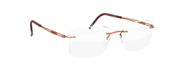 Silhouette TNG 2018  5521 EZ Eyeglasses, 2540 Russet Orange