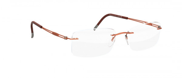 Silhouette TNG 2018  5521 FA Eyeglasses, 2540 Russet Orange
