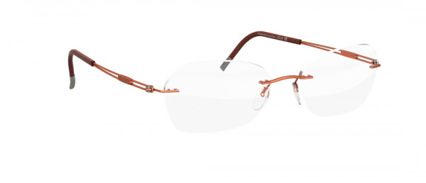 Silhouette TNG 2018  5521 FC Eyeglasses, 2540 Russet Orange