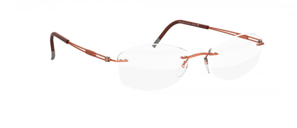 Silhouette TNG 2018  5521 FD Eyeglasses, 2540 Russet Orange