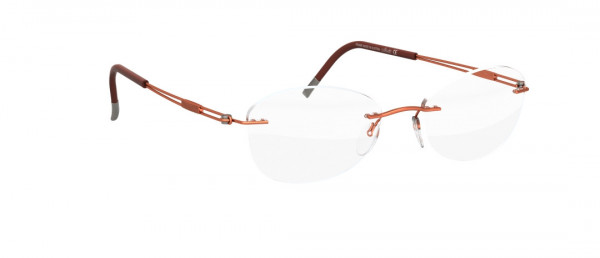 Silhouette TNG 2018  5521 FE Eyeglasses, 2540 Russet Orange