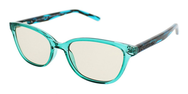 BluTech MERCEDES BENDS Eyeglasses, Teal