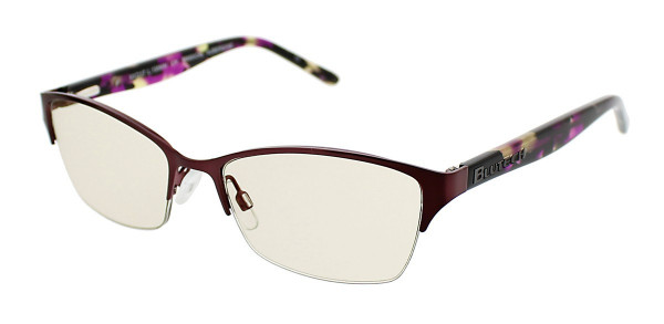 BluTech RIMSICAL Eyeglasses, Aubergine