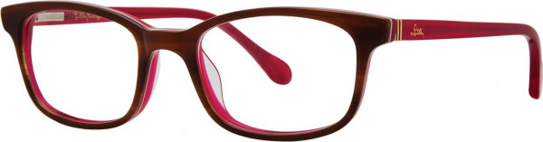 Lilly Pulitzer Girls Dossie Eyeglasses, Havana Peony