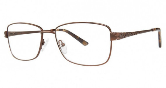 Genevieve BLESSED Eyeglasses, Matte Brown