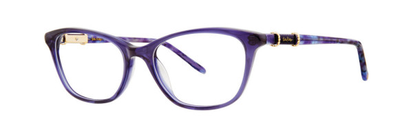 Lilly Pulitzer Castilla Eyeglasses, Lavender Tortoise