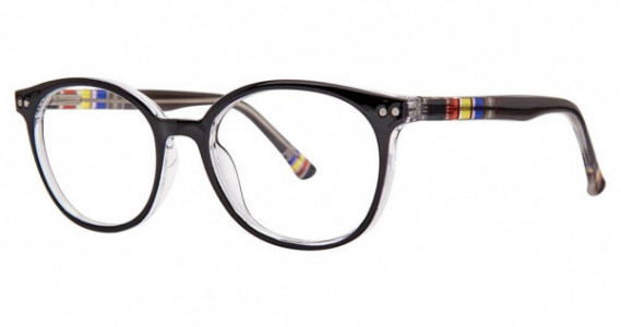 Modern Optical TEAGAN Eyeglasses, Black/Crystal
