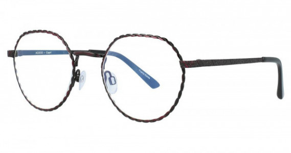 Artistik Galerie AG 5030 Eyeglasses, Antique Black Silver