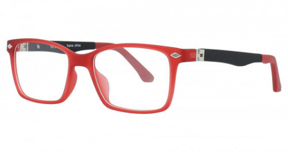 Trendy T 33 Eyeglasses, Black Red