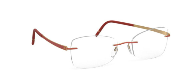 Silhouette Momentum  5529 HC Eyeglasses, 3020 Gold / Siena Red
