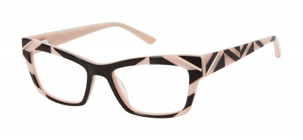 L.A.M.B. LA055 Eyeglasses, Bone Black (BON)