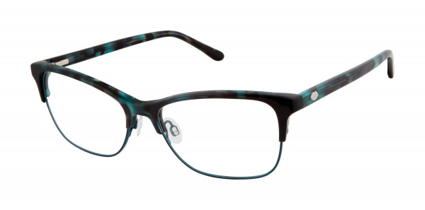 Lulu Guinness L214 Eyeglasses, Teal (TEA)