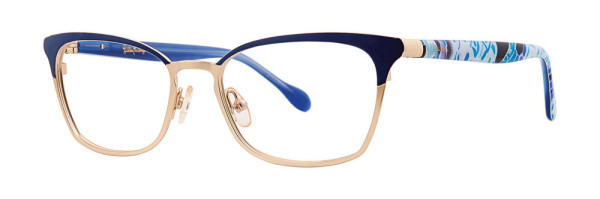 Lilly Pulitzer Barlowe Eyeglasses, Navy