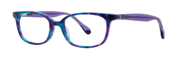 Lilly Pulitzer Girls Hennie Eyeglasses, Lavender Teal