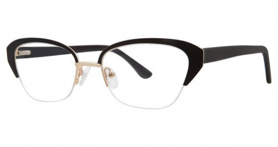 Genevieve CHIC Eyeglasses, Matte Black/Gold