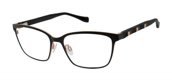 Tura by Lara Spencer LS107 Eyeglasses, Black (BLK)