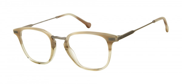 Colors In Optics C1107 UTICA Eyeglasses, BONE BONE/GREY