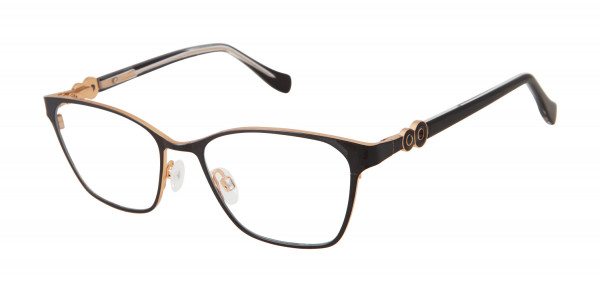 Tura by Lara Spencer LS129 Eyeglasses, Black (BLK)