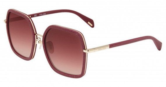 Police SPLA20 Sunglasses, Burgundy