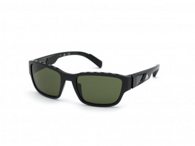 adidas SP0007 Sunglasses, 02A - Matte Black / Matte Black