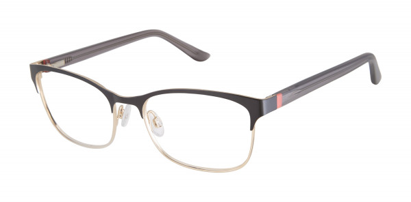 gx by Gwen Stefani GX071 Eyeglasses, Black/Gold (BLK)