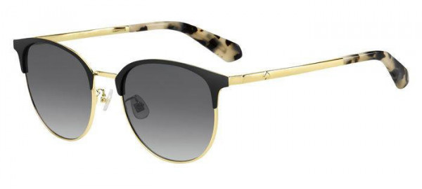 Kate Spade DELACEY/F/S Sunglasses, 02M2 BLACK GOLD