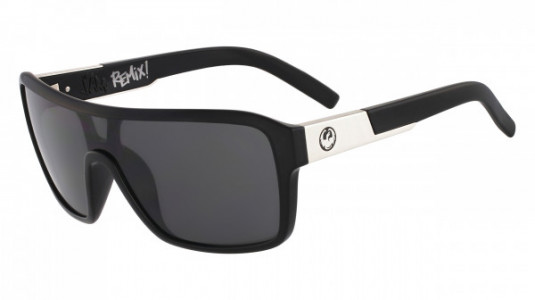 Dragon DR THE REMIX LL Sunglasses, (001) BLACK/LL SMOKE