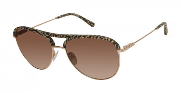 L.A.M.B. LA575 Sunglasses, Rose Gold (RGD)