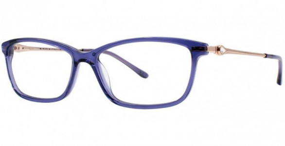 Adrienne Vittadini 1266 Eyeglasses, Jet Horn