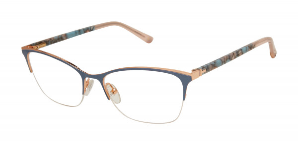 Ted Baker TW507 Eyeglasses, Black Rose Gold (BLK)