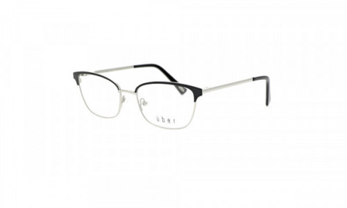 Uber Dash Eyeglasses, Black/Silver