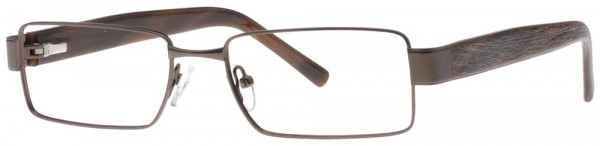 Buxton by EyeQ BX10 Eyeglasses, Brown