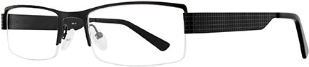 Buxton by EyeQ BX15 Eyeglasses, Black