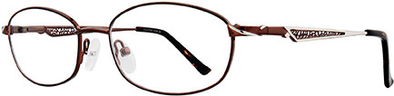 Buxton by EyeQ BX300 Eyeglasses, Coffee