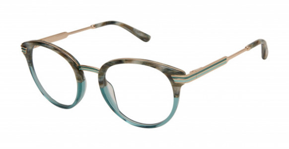 L.A.M.B. LA087 Eyeglasses, Ivory Tortoise / Burgundy (IVO)