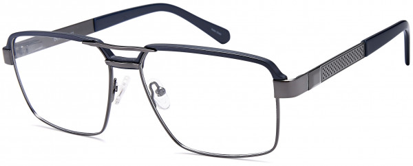 Di Caprio DC353 Eyeglasses, Gold Black