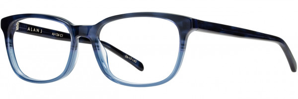 Alan J Alan J 124 Eyeglasses, 1 - Navy / Denim