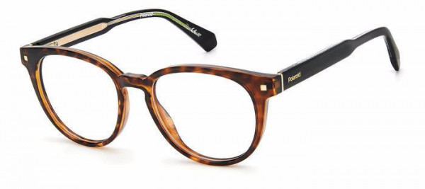 Polaroid Core PLD D445 Eyeglasses, 0086 HAVANA